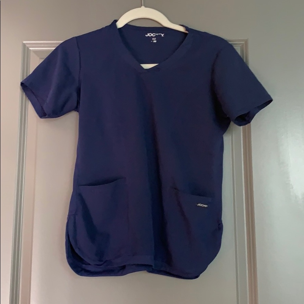 Extra Small Jockey Scrub Navy Top